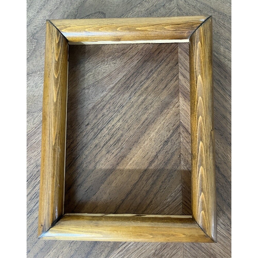 Handmade Vintage Spruce Pine 6.75x8.75in Picture FRAME ONLY 5X7" Photo Boho